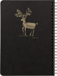 Clairefontaine Rhodia Flying Spirit Black Spiral Notebook, 90gsm A5 Lined 102566