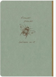 Clairefontaine Rhodia Flying Spirit 107546C Notebook with Thread Binding A5 14.8 x 21 cm 96 Sheets 90 g Lined Grey Green