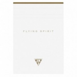 Clairefontaine Rhodia notepad A5 21x14,8cm, Flying spirit, 140 pages, Lined, ivoire paper 90gr, white craft cover,104636
