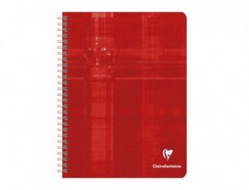 Clairefontaine Rhodia notebook spiral A5 16,5X21cm 180 pages white paper 90gsm ruled 8546c