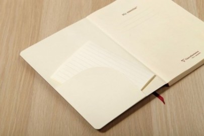 Clairefontaine Rhodia notebook my.essential B5 19X25 cm, red, dotted, 90g 794432