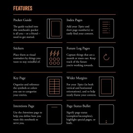 Leuchtturm 1917 Themebook Bullet Journal Edition 2 A5 Medium Dotted, Black