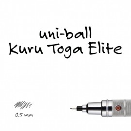 Uni Kuru Toga Gun Metallic 0.5mm Mechanical Pencil silver Japan mitsubishi M5 1017