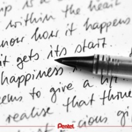 Pentel Tradio Pulaman, Black Ink, TRJ50-A, fountain pen with plastic nib