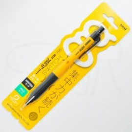 Uni Kuru Toga Alpha Gel Switch 0.5mm Mechanical Pencil, Yellow M5-1009GG 1P.2