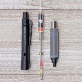 Uni Kurutoga Alpha Gel Switch 0.5mm Mechanical Pencil, Black M5-1009GG 1P.24