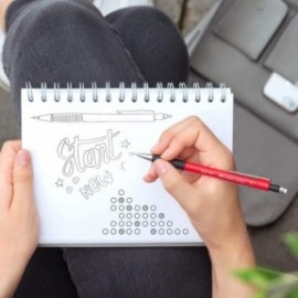 Faber-Castell Mechanical Pencil Grip 1347 0.7mm Red 134725