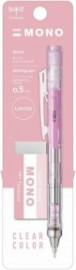 Tombow DPA-138E Mechanical Pencil, Monograph, Clear Pink, 0.5 mm