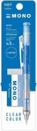 Tombow DPA-139D Mechanical Pencil, Monograph, Clear Blue, 0.5 mm