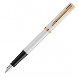 Waterman Impression white gt fountain pen