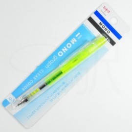 Tombow DPA-138C Mechanical Pencil, Monograph, Clear Lime, 0.5 mm