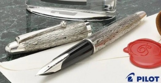 Pilot Silvern Tsumugi 18k fountain pen,  FK-5MS-TU