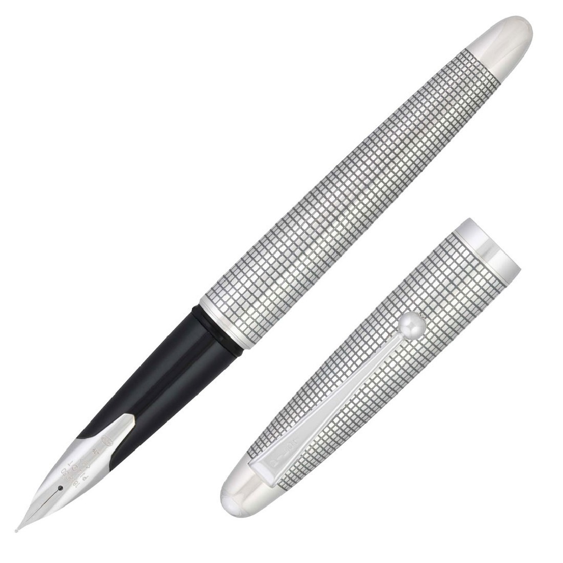 Pilot Silvern Lattice 18k fountain pen FK-5MS-KO