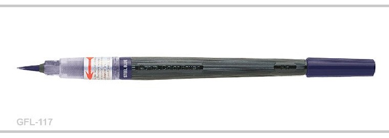 Pentel Art Brush Pen - Steel Blue  GFL117