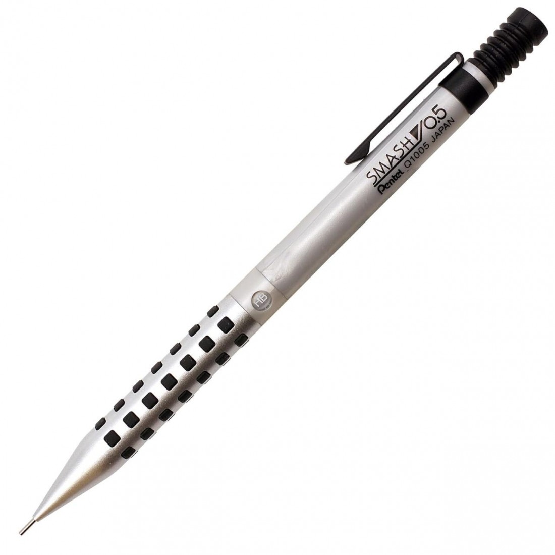 Pentel Smash 0.5mm Silver Q1005-ZKS Kitera Limited mechanical pencil