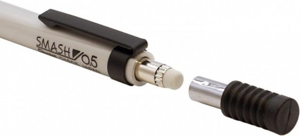 Pentel Smash 0.5mm Silver Q1005-ZKS Kitera Limited mechanical pencil