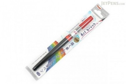 Pentel Art Brush Pen - Red  GFL102