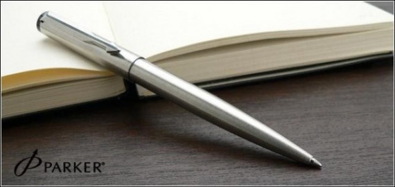 Parker Vector Stainless Steel CT Ballpen.