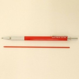 Uni Mitsubishi Pencil Mechanical Field Red, 2mm Architectural Pencil M20-700 1P 15