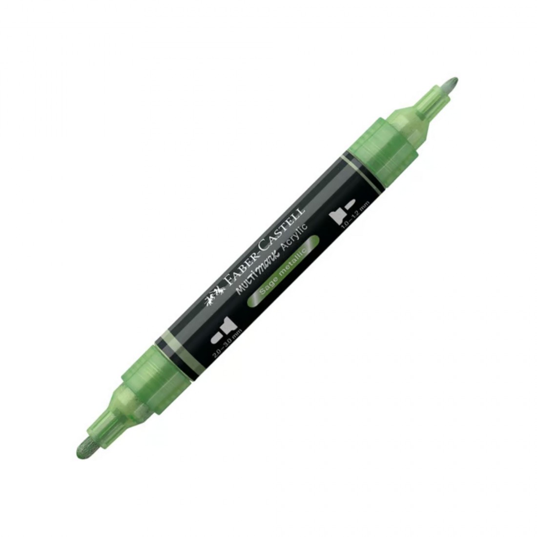 Faber Castell Black Edition Shake and Paint Acrylic Markers Mettalic Sage 185994