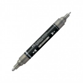 Faber Castell Black Edition Shake and Paint Acrylic Markers Silver 185951