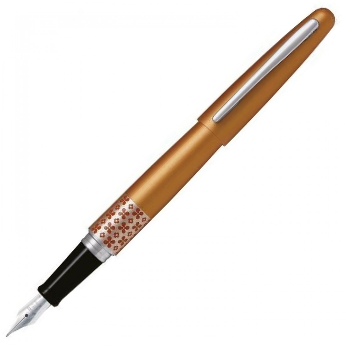 Pilot MR Retro Pop Collection - Fountain Pen, Metallic Orange, Flower Ring