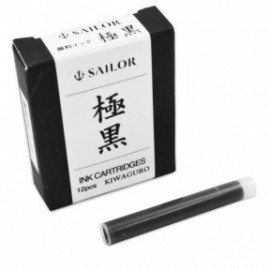 Sailor black Ink Cartridges for Fountain Pens Kiwaguro 13-0604-120