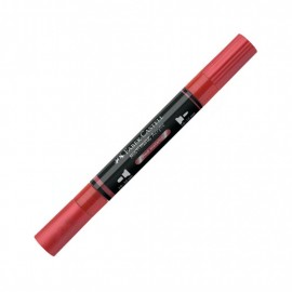 Faber Castell Black Edition Shake and Paint Acrylic Markers Mettalic Red 185996