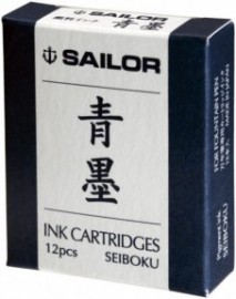 Sailor blue Ink Cartridges for Fountain Pens Sei-boku 13-0604-142