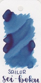 Sailor blue Ink Cartridges for Fountain Pens Sei-boku 13-0604-142