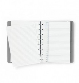 Filofax Notebook Refillable Ruled A5  Graphite, 115123
