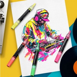 Faber Castell Black Edition Shake and Paint Acrylic Markers Light Magenta 185919