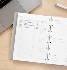 REFILL A5 EXPENSE TRACKER NOTEBOOK 132861 FILOFAX FX