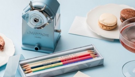 Caran dache Pencil Sharpening Machine Alpine Frost Blue  455.025