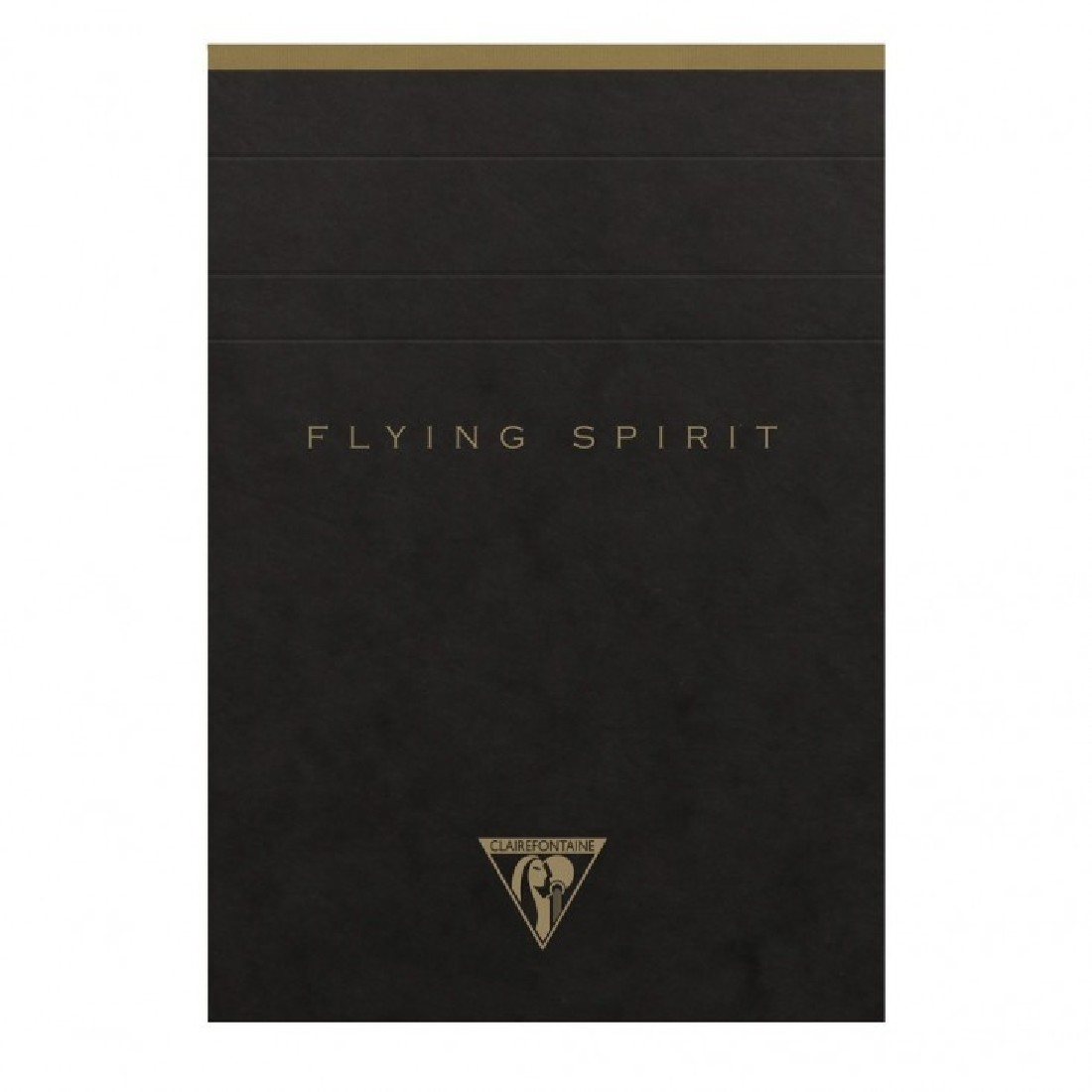 Clairefontaine Rhodia notepad A6 10,5x14,8cm, Flying spirit, 140 pages, Lined, ivoire paper 90gr  black craft cover,102646