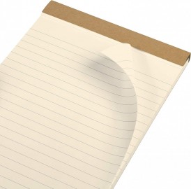 Clairefontaine Rhodia notepad A6 10,5x14,8cm, Flying spirit, 140 pages, Lined, ivoire paper 90gr, brown craft cover,103646