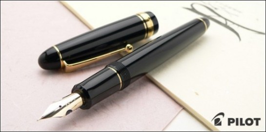 Pilot Custom 74 Black GT fountain pen  FKK-12SR