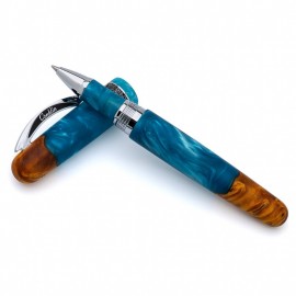 Conklin 1898 Spectra Fusion Blue Chrome Limited Edition Rollerball