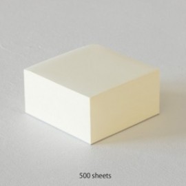 Midori MD Memo Block Blank, H100×W100×D51mm, 500 sheets 15284006