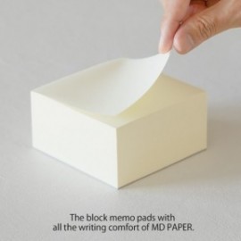 Midori MD Memo Block Blank, H100×W100×D51mm, 500 sheets 15284006
