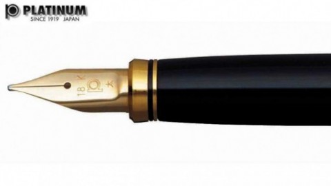 Platinum Vicoh Kanazawa 24, Gold Fish PTL-20000H 18K  Fountain pen