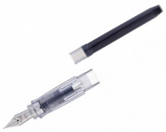 Pilot Kakuno Fountain Pen transparent clear FKA-1SR-NC