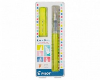 Pilot Kakuno Fountain Pen transparent yellow FKA-1SR-KBAY