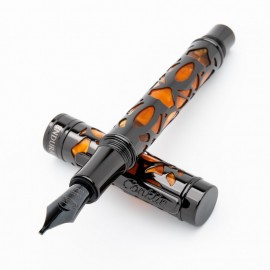 Conklin Endura Deco Crest Orange Fountain Pen