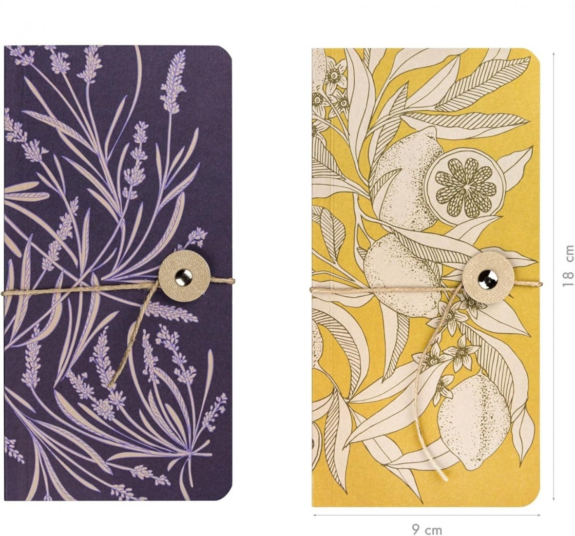 Clairefontaine Rhodia slim notebook 9x18cm, Jardin des Sens, white blanc paper 90gsm 116345