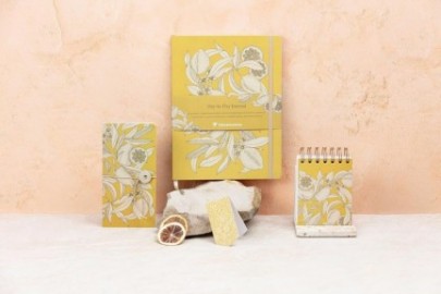 Clairefontaine Rhodia slim notebook 9x18cm, Jardin des Sens, white blanc paper 90gsm 116345