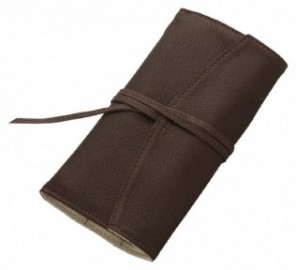 Pilot Pensamble Roll Zipper Pen Case for 3 Pens Dark Brown PSRF3-01-DBN