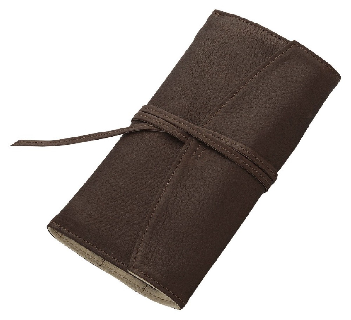 Pilot Pensamble Roll Zipper Pen Case for 3 Pens Dark Brown PSRF3-01-DBN