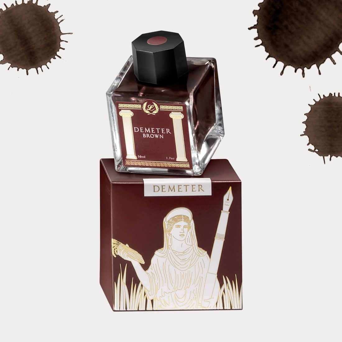 Laban Greek Mythology Demeter Brown Ink 50ml Ink Bottle