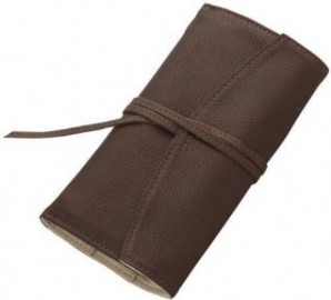 Pilot Pensemble Dark Brown Roller Zipper Pencil Case PSRF5-01-DBN
